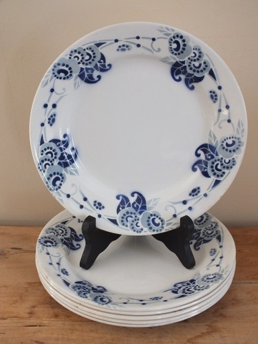 Assiettes plates moulin - 6,