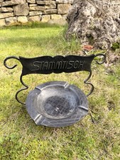 Cendrier ancien “Stammtisch” – bistrot alsacien vintage – déco bar / brasserie