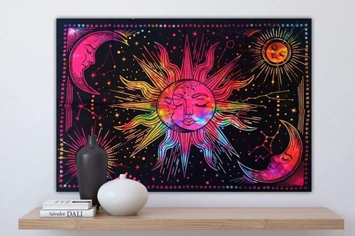 Soleil lune tenture - soleil,