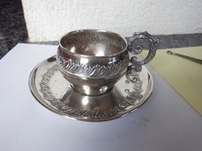 jolie tasse miniature argent massif Minerve  67g