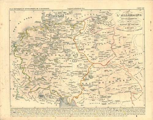 Gravure ancienne carte