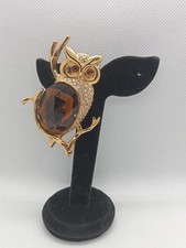 Broche vintage en forme d'hibou createur  ?