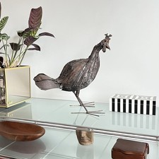 Sculpture zoomorphe oiseau fer