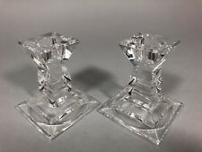 Art de la table Paire de petits bougeoirs en cristal pour la Maison LANCEL