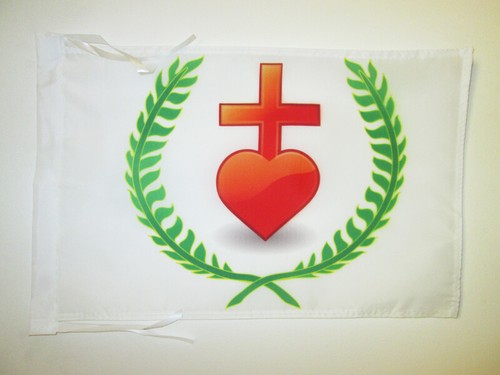 Drapeau vendée laurier - drapeau, chouan