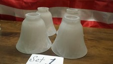 Set of 4 Frosted Marble Swirl