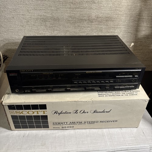 Scott rs250 stereo - scott, am/fm