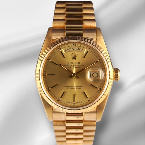 Rolex jour date 36mm 18k - 18k, or