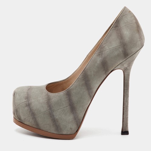 Escarpins plateforme cuir - escarpins,