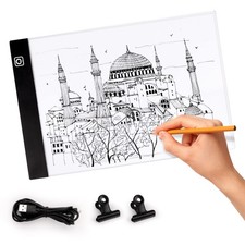 A4 Tablette Lumineuse Dessin, Dessin Lumineuse Pad, avec Câble USB avec Lumin...