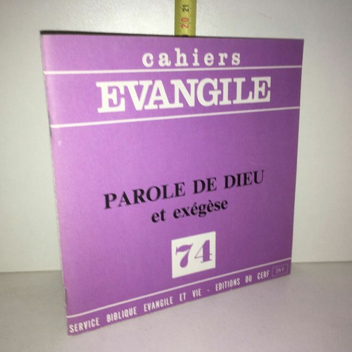 Cahiers evangile 1990 - evangile,