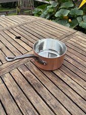 Heavy copper pot, Vintage, Made in France, Certainly Mauviel, New tin