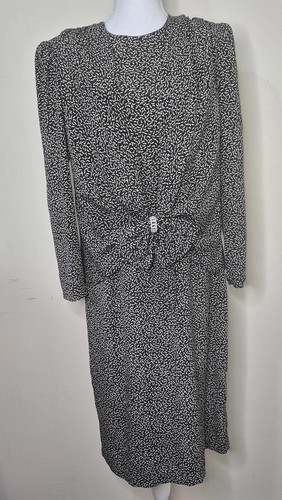 Vintage black white - white, dress
