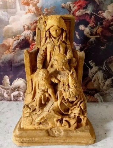 Statue vierge enfant - vierge, l'enfant