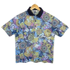 Polo Stretch Graphique Vintage 80’s Fila (Made In Italy. Single Stitch)