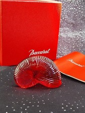 NAUTILE EN CRISTAL  ROUGE