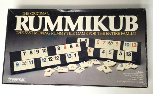 Rummikub original game 1980 - rummikub,