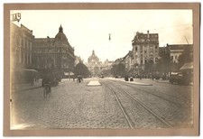 Photo Photographe inconnu,  vue de Antwerpen, Blick in die Avenue de Keyser, tr 