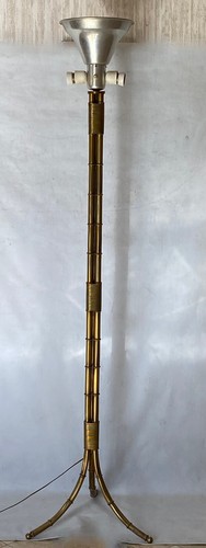 1950 lampadaire bronze - en,