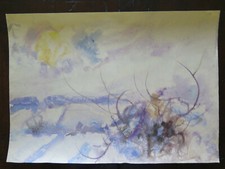 Dessin Abstrait Années 60