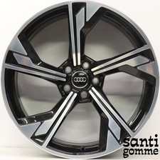 4 Jantes En Alliage AUDI RS4 9 X 20 " Originales 8W0601025DT Noir Diamanté
