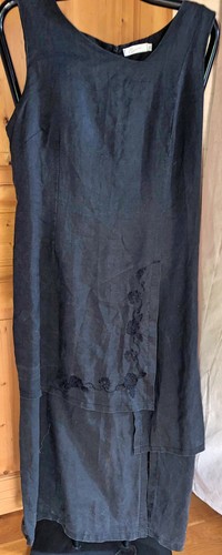 Robe longue sans manches lin