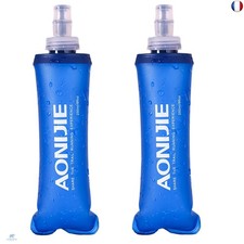 TRIWONDER Gourde Souple Pliable Flasque Running Bouteille d'eau Souple Poche