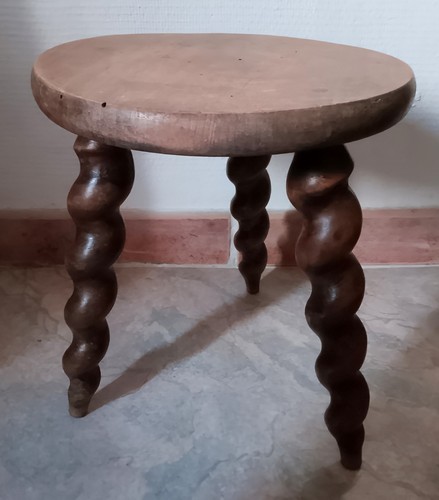 Vintage joli tabouret de - vintage, 50's