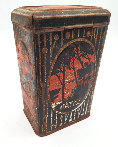 Ancienne boîte métal - boîte,