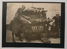 Photographie 1920 Machine D'imprimerie - Industrie Vintage Photo Métier 