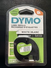 Lot de 2 - DYMO LETRATAG LT - Papier Blanc - Neuf Jamais Ouvert