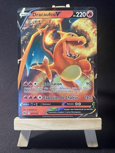 Carte pokémon dracaufeu - pokémon, v