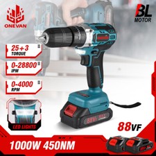 Perceuse visseuse sans fil Tournevis électrique avec 2 batterie pour 18V Makita