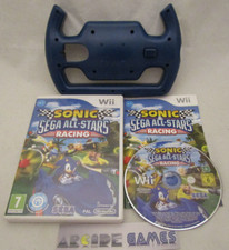 LOT SONIC & SEGA ALL-STARS RACING + VOLANT NINTENDO Wii (vendeur pro)