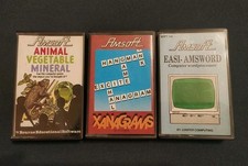 Jeux Amstrad CPC 464 - Lot 3 cassettes Amsoft - Rare - Vintage 1980 - Bon État 