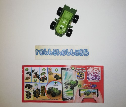 Vv040 green car paper with - car,