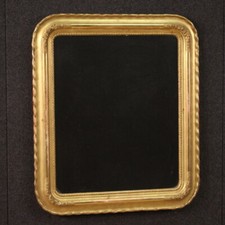Plateau miroir bois doré miroir ancien de style Louis Philippe 19ème siècle