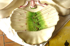 4 assiettes barbotine