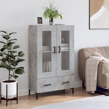 Buffet Haut Armoire de Rangement Meuble de Salon Bois d'Ingénierie vidaXL