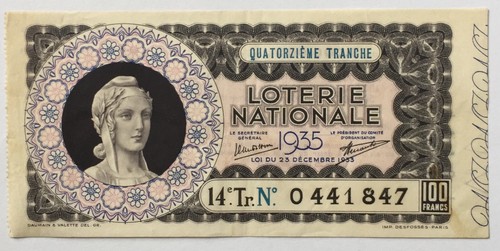 Billet loterie nationale - billet,