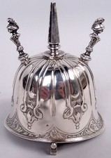 Walton Smith Cigare Allume Victorien Pith Casque Anglais Argent Sterling 1900