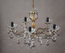 Lustre ancien à 5 feux en