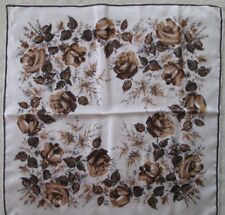 -Foulard  soie   TBEG vintage scarf  67 x 67 cm