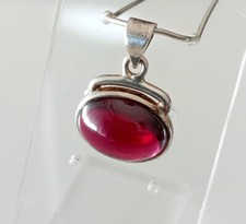 Pendentif en Grenat Hessonite (3,0 g) sur Argent 925