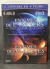 ÉNIGMES DE L’UNIVERS + ÉNIGMES DES PLANÈTES COFFRET 4 DVD SCIENCE 9 FILMS NEUF