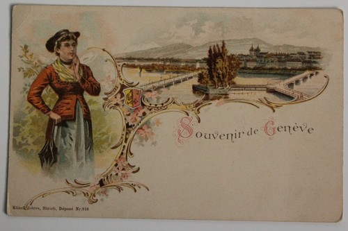 Cpa suisse souvenir genève - suisse,