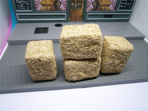 Lot balles foin ou de - foin,