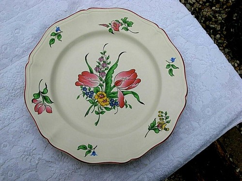 Bel assiette plate ancienne - bel,