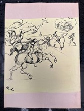 Salvador Dali Dessin sur