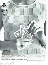 PUBLICITE ADVERTISING 046  1966  Jil  le pull en fil d'Ecosse Sartel Scott